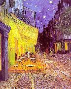 Vincent Van Gogh The Cafe Terrace on the Place du Forum, Arles, at Night oil painting artist